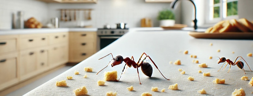 eliminar hormigas en la cocina